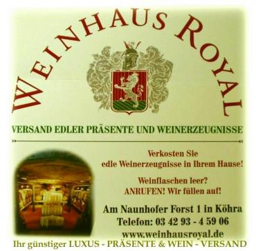 WAPPEN - WEINHAUS ROYAL - direkt zum LUXUS - PRÄSENTE - SHOP einfach dieses Bild anklicken ...